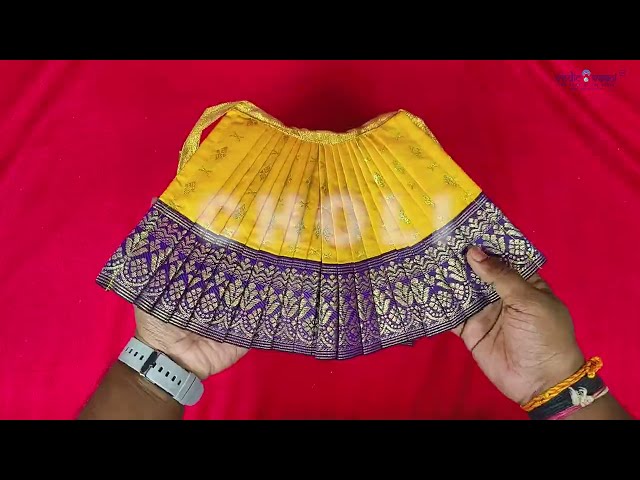 Goddess Poshak  Mata Rani, Lakshmi, Durga Maa dress Fancy with Lehenga Chunri -  Size of Lehenga Height is 6 inches video