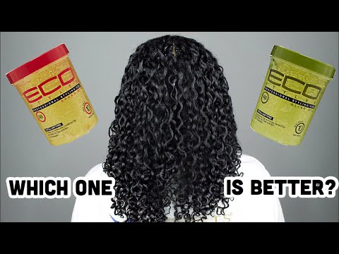 Battle of the Gels: ARGAN oil vs OLIVE oil Eco Styler!