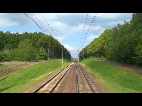 Cabview EP07 Zawiercie - Częstochowa - Piotrków Trybunalski - Koluszki - Skierniewice