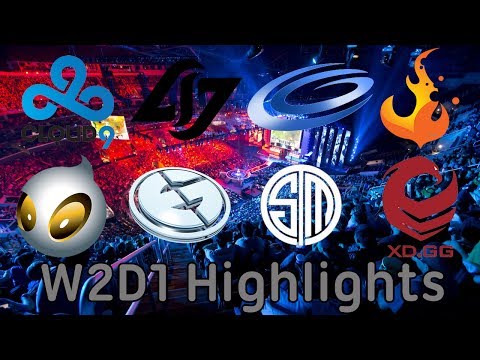 2014 NA LCS Spring Split W2D1 Highlights