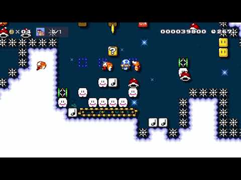 Roy's Auto Stratosphere - 全自動 by The Hope 🍄 Super Mario Maker 2 ✹Switch✹ #aos