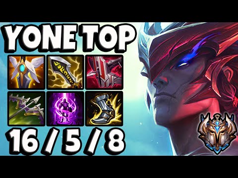 Yone vs Renekton [ TOP ] Lol Challenger Korea Patch 11.22 ✅