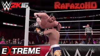 WWE 2K16 Epic CAW Match: Rafazo vs Blake - Bumps & Edits