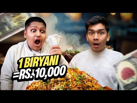 Rs. 10,000 Biryani Eating Challenge | 2KG Biryani in One Sitting 😱
