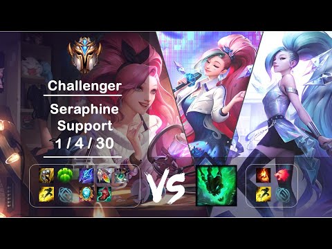 KR Challenger Support Seraphine vs Thresh Ep.2020