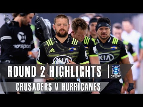 ROUND 2 HIGHLIGHTS: Crusaders v Hurricanes – 2019