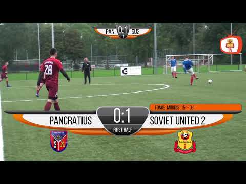06 10 2019   Pancratius vs Soviet United 2 1st half