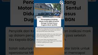 Inilah Penampakan Gudang Motor Listrik MBG di Sentul terkait Kasus Dugaan Mark Up BGN