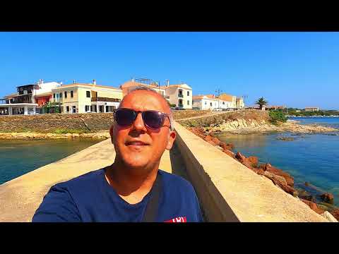 THE TOWN OF STINTINO IN SARDINIA.