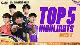 TOP 5 | Wild Rift League-Asia | Week 8