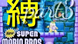 【実況】newスーパーマリオブラザーズDS  究極縛りプレイpart3