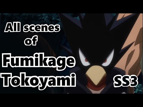 'All' Scenes of Fumikage Tokoyami (+Dark Shadow) Season 3 (BNHA)