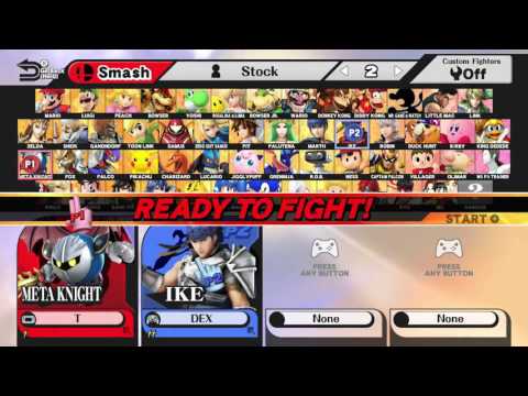 IGN Con AD SSB4: Dexter (Ike) vs Tornado (MK) - WR1