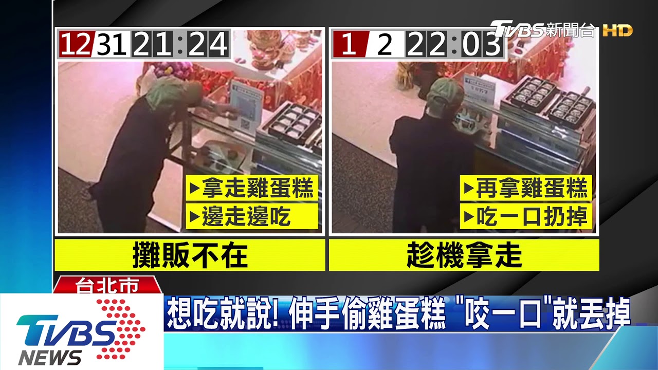 想吃就說!伸手偷雞蛋糕 「咬一口」就丟掉