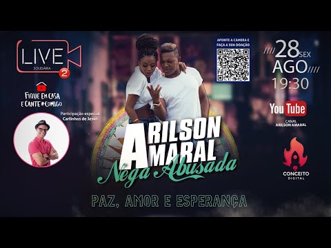 Arilson Amaral CONVIDA live II pela Paz, Amor e Esperança