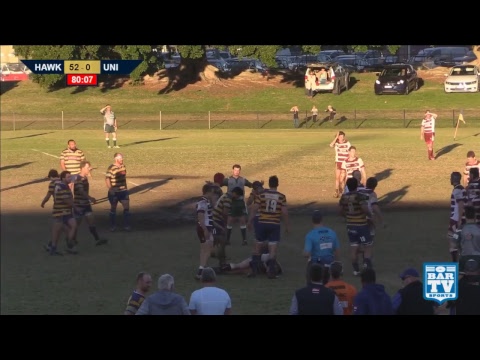 2017 RAMS NHRU Round 14 - Hamilton Hawks v University of Newcastle