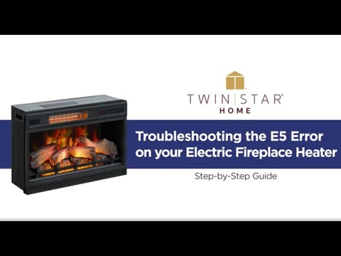 Troubleshooting e5 Error on an Electric Freplace
