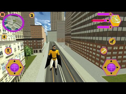 Flying Superhero Captain Robot Newyork City War Android Gameplay