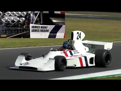 ex-James Hunt Hesketh 308/1 F1 car Phillip Island Classic 2023 Formula 1 Cosworth DFV