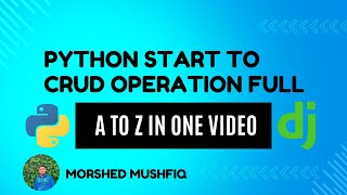 Download the video "Python/Django Template Mastering, CRUD Operation, & Error Solving in One Video One Project | Morshed"