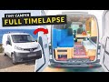 TINY CAMPER VAN Conversion From Start To Finish Nissan NV200 Small Van Build