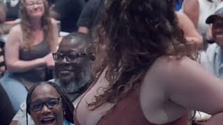 The white lady that got power of God 😂