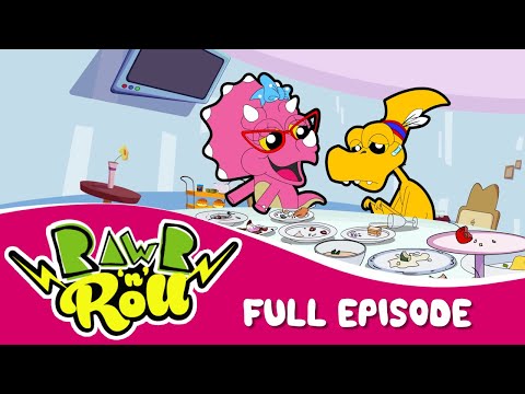 RAWR 'n' ROLL | Do Not Waste Food | Season 1 Episode 13 | Children Cartoon
