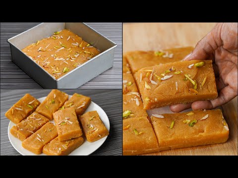 I Combined Besan With Ghee & Suji, Make This Delicious Barfi Dessert | Eid Besan Barfi Recipe