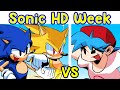 Friday Night Funkin VS Sonic HD FULL WEEK Cutscenes FNF HD Mod