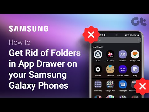 How To Get Rid of Folders in App Drawer on your Samsung Galaxy Phones | Guiding Tech
