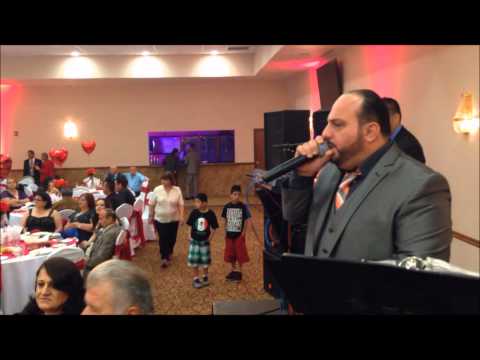 Mokhles Yousif singing at ninwaya & maryam's wedding 02/14/14 in az