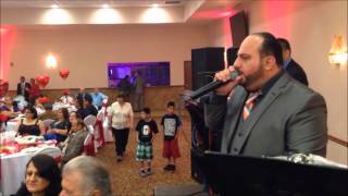 Mokhles Yousif singing at ninwaya & maryam's wedding 02/14/14 in az