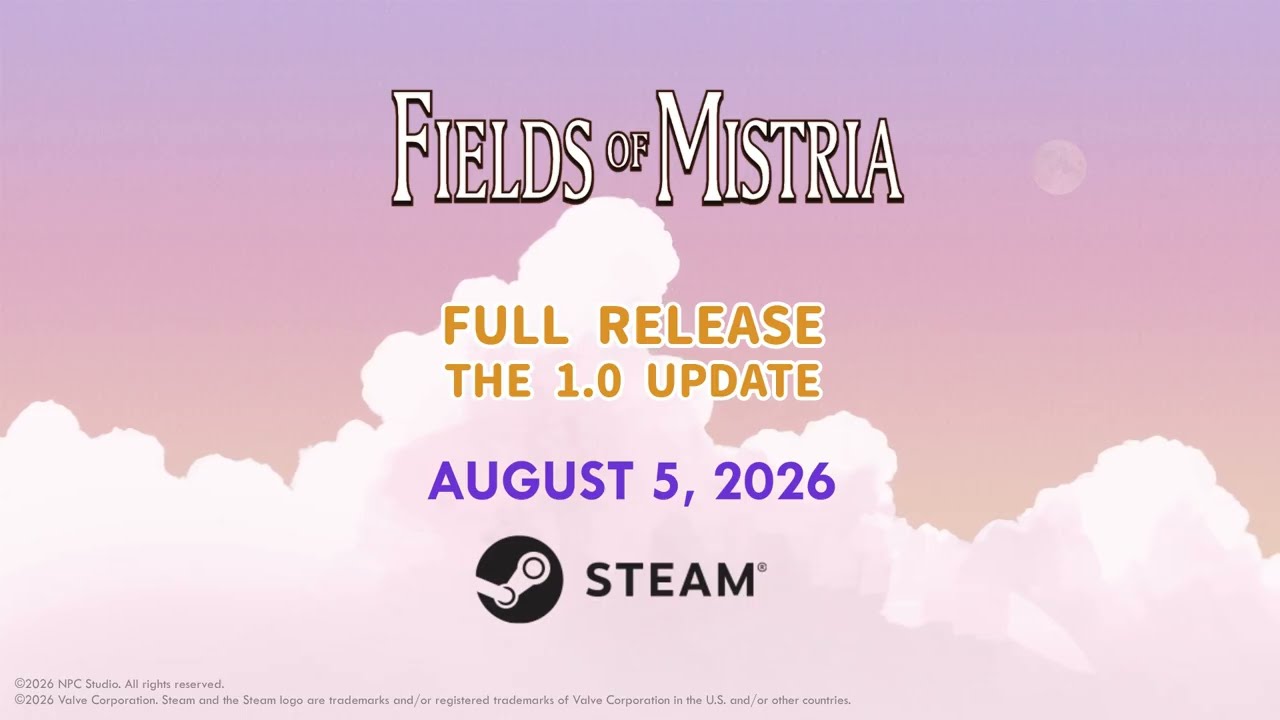 Fields of Mistria 1.0 Announcement Trailer - YouTube