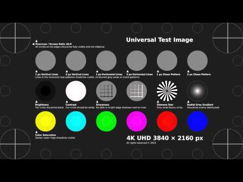 TobyFree.com - 4K UHD Test Pattern H.264 MP4