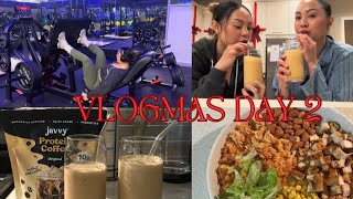 Vlogmas day 2- Gym + post workout meal