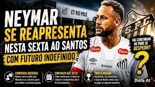 🚨 Neymar vai parar? Craque volta ao Santos com futuro indefinido 😱