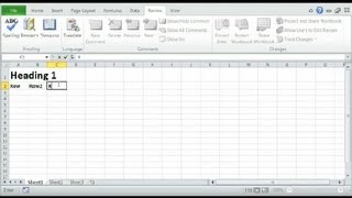How to Do Excel Headings : Basics of Microsoft Excel