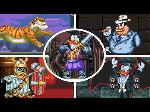 QuackShot: Starring Donald Duck - All Bosses