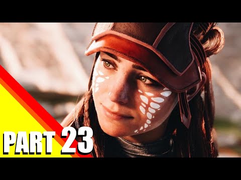 HORIZON FORBIDDEN WEST PS4 GAMEPLAY 4K (PART 23 WALKTHROUGH) - THE SEA OF SANDS