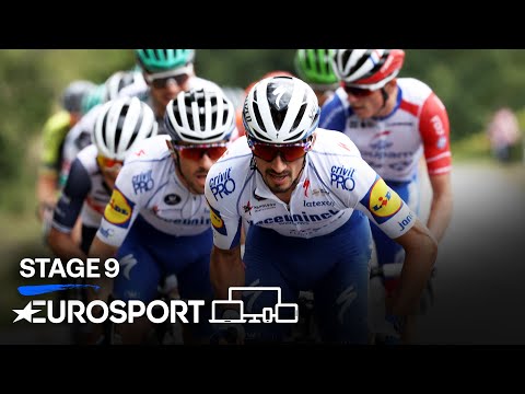 Adam Yates loses yellow jersey to Primoz Roglic! | Stage 9 | Tour de France 2020 | Eurosport