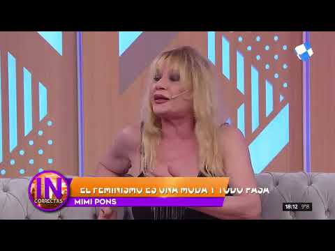 Polémica: La charla entre Mimí Pons en Incorrectas con Moria Casan sobre el feminismo