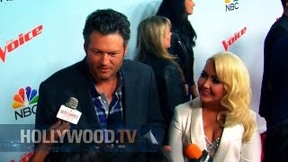 Blake Shelton and Meghan Linsey - Hollywood TV