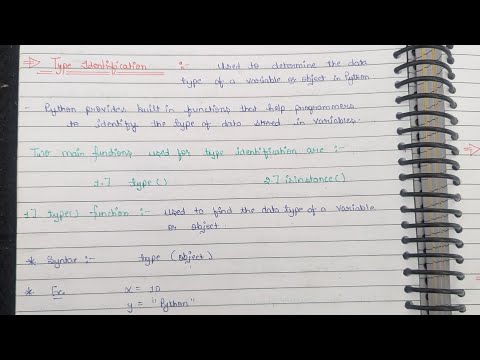 Python Lec 12 Type Identification Type Isinstance Command Line Arguments Syd Method