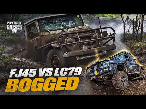 Landcruiser 4x4 Mud Run - FJ45 VS LC79