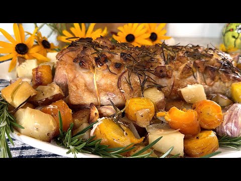 Try This ROAST PORK With Garden Vegetables | Home Cooking
