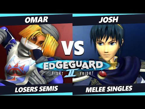Edgeguard II Losers Semis - Omar (Sheik) Vs. Josh (Marth) SSBM Melee Tournament