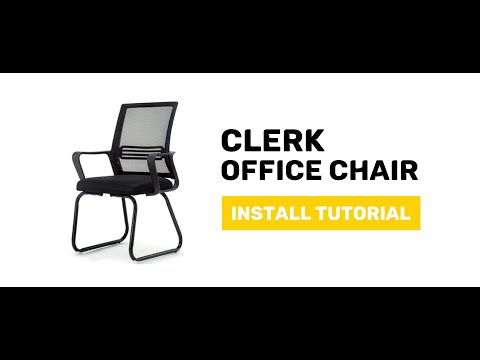 JIJI Clerk Office Chair - Display and Install Procedure