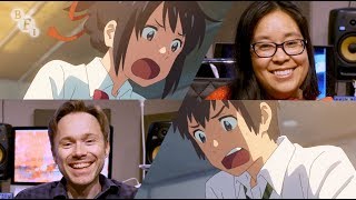 How to be an anime voice actor, with Your Name stars Stephanie Sheh and Michael Sinterniklaas | BFI