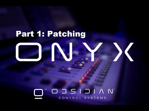 ONYX TUTORIAL PART 1 PATCHING AND 2D PLAN