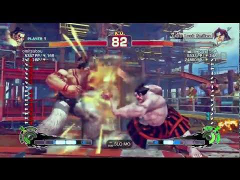 SSF4 AE 2012: omitsubou (E. Honda) vs Twiggy1514 (T. Hawk)